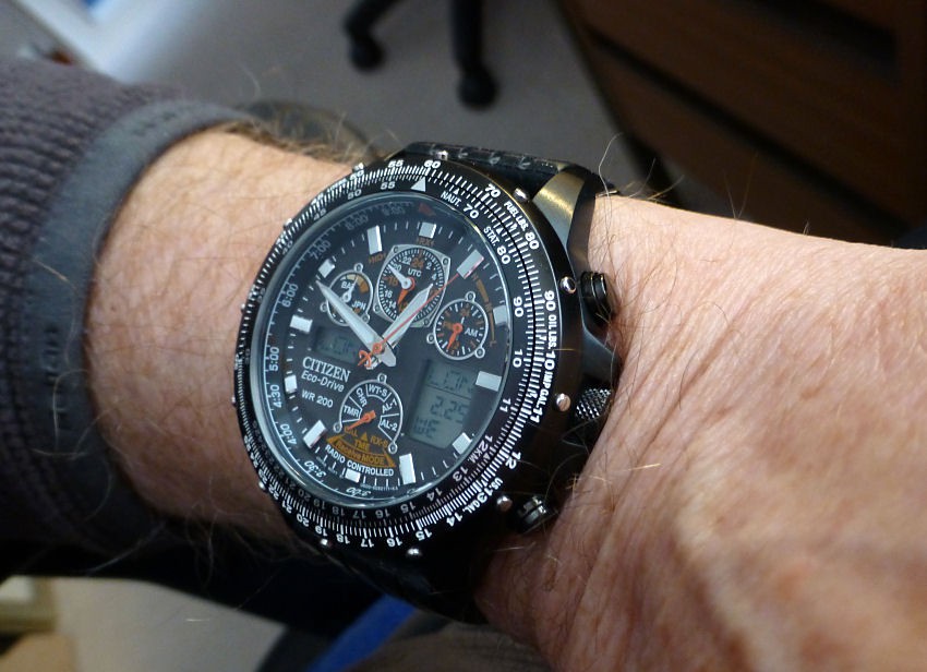 Citizen JY0005-50E Skyhawk with silicon strap