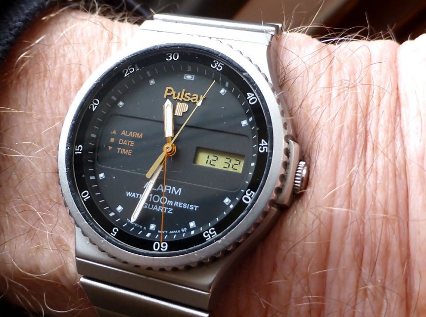 Pulsar ana/digi Alarm Date watch from 1985