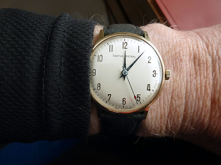 At 34mm diameter - a nice size for the wrist.