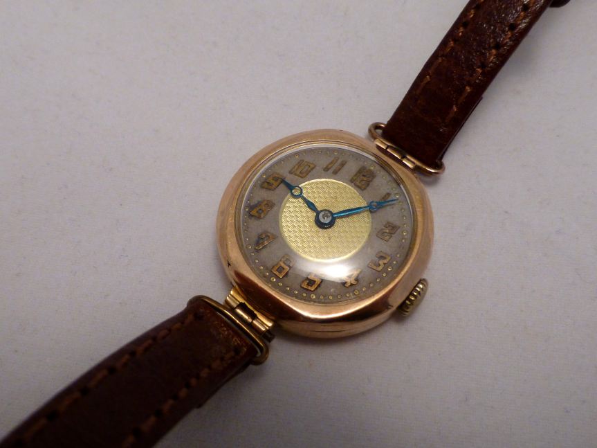 1929 Buren Swiss ladies model 9ct gold case.