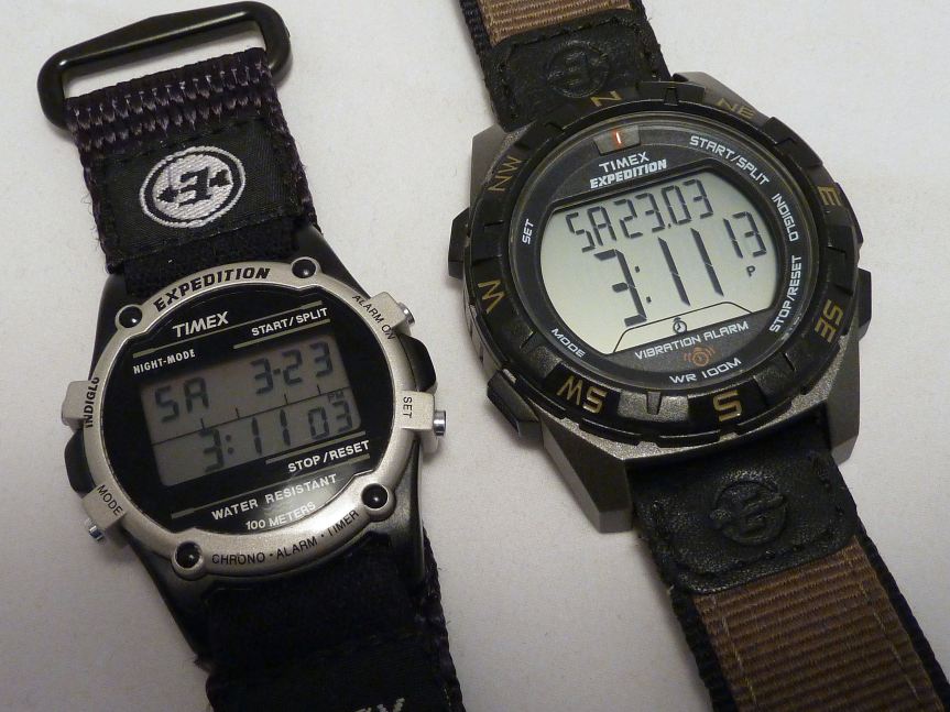 1998 v 2012/13 - watches are getting bigger.