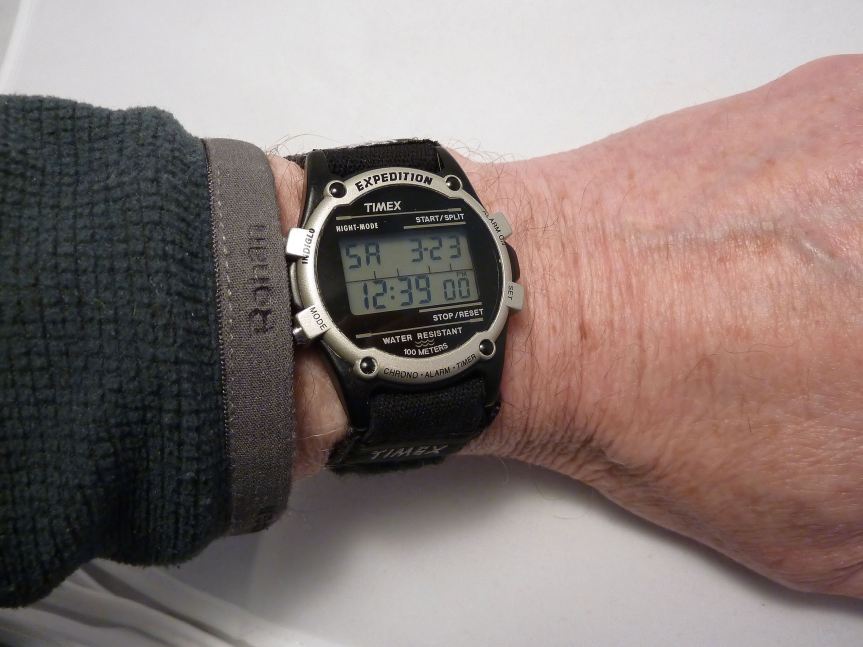 Timex Expedition on the wrist - very neat.