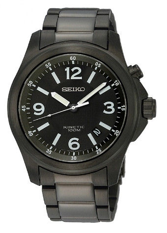 Seiko Kinetic SKA465P1 Black stainless - no frills favorite
