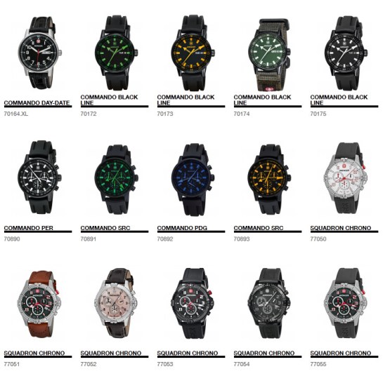 Just a few Wengers froma comprehensive range