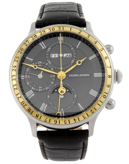 George Jenson Model 382 Chronograph with ETA 7751 automatic movement.
