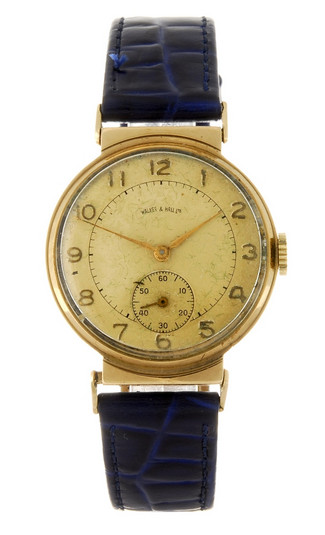 Walker & Hall Gents 9ct dress watch - 1937?