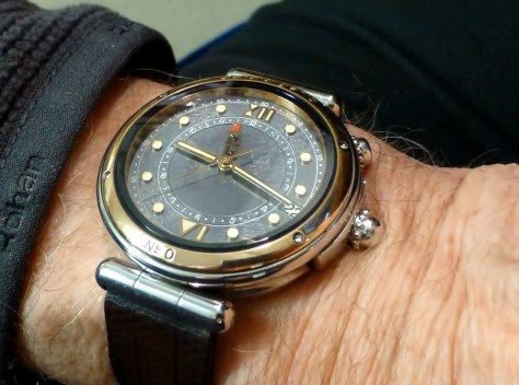 Bartolomeo 40mm diameter Alarm on the wrist