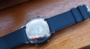 Underside of the strap is textured gives added grip - without discomfort.