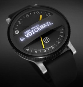 "smart" alerts can be shown cross the display and controlled by the bezel.