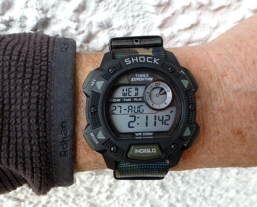 Timex Expedition T49976 with easy to fit Zuludiver camouflage NATO