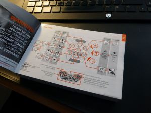 Decent print size on instructions manual