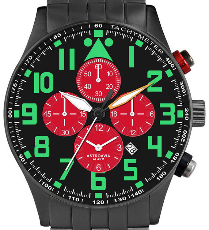 AstroAvia Alarm Chronograph 4 Jet