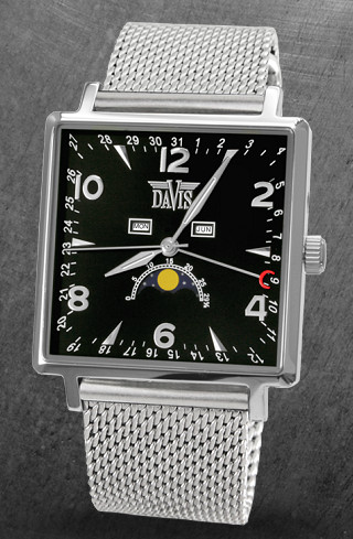 A Davis 1730MB model with triple calendar function - but tricky to read.