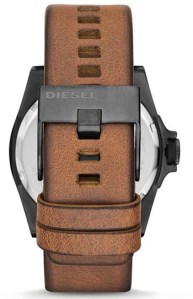 Tan & gunmetal Stainless steel complimentary buckle layout
