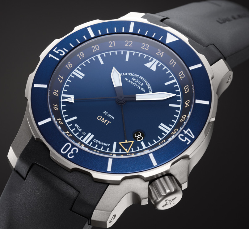 Mülle Glashütte Seebattalion - rubber strapped diver