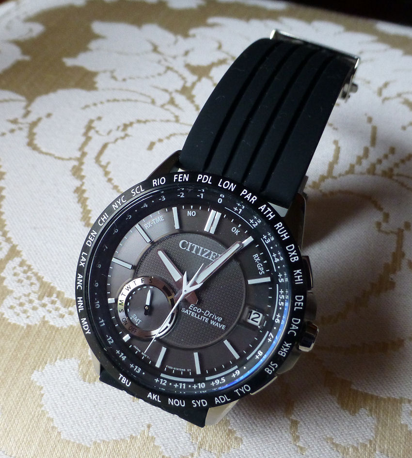 Citizen cc3005-85E with silicon deployment strap