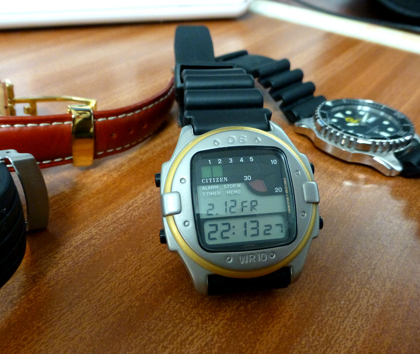 Citizen D100 Surfer 1988 vintage