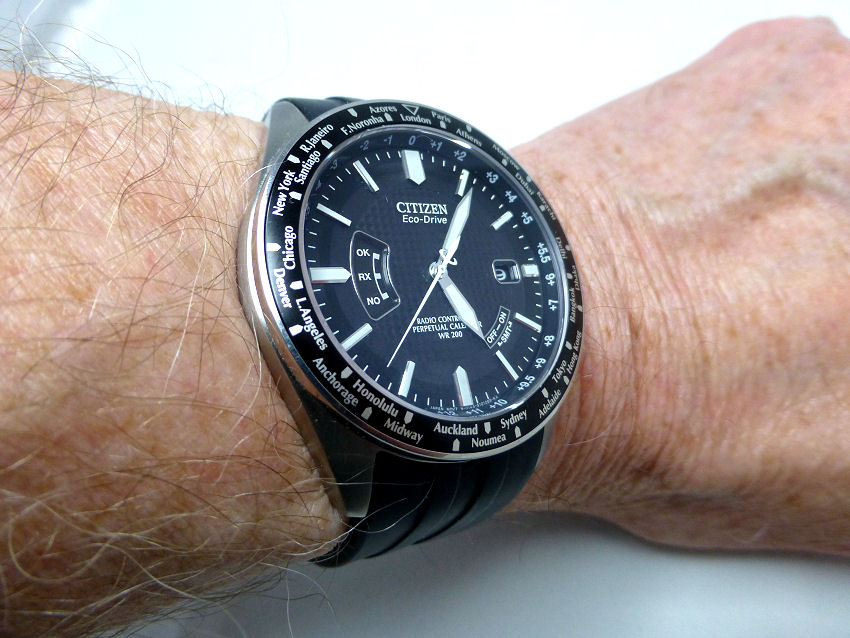 Citizen AT known also as Perpetual Calendar model - with Radio Control