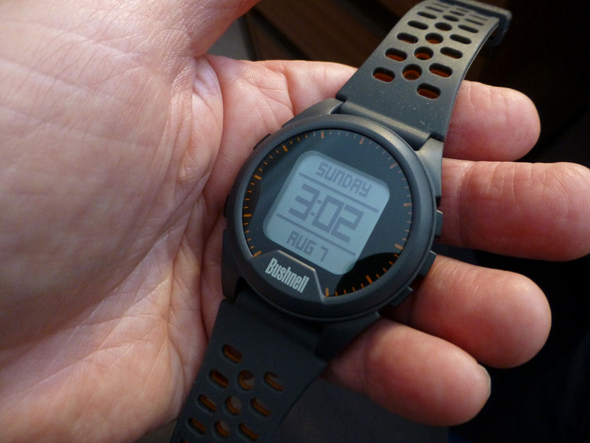 The Bushnell Neo Ion GPS Golf Watch.